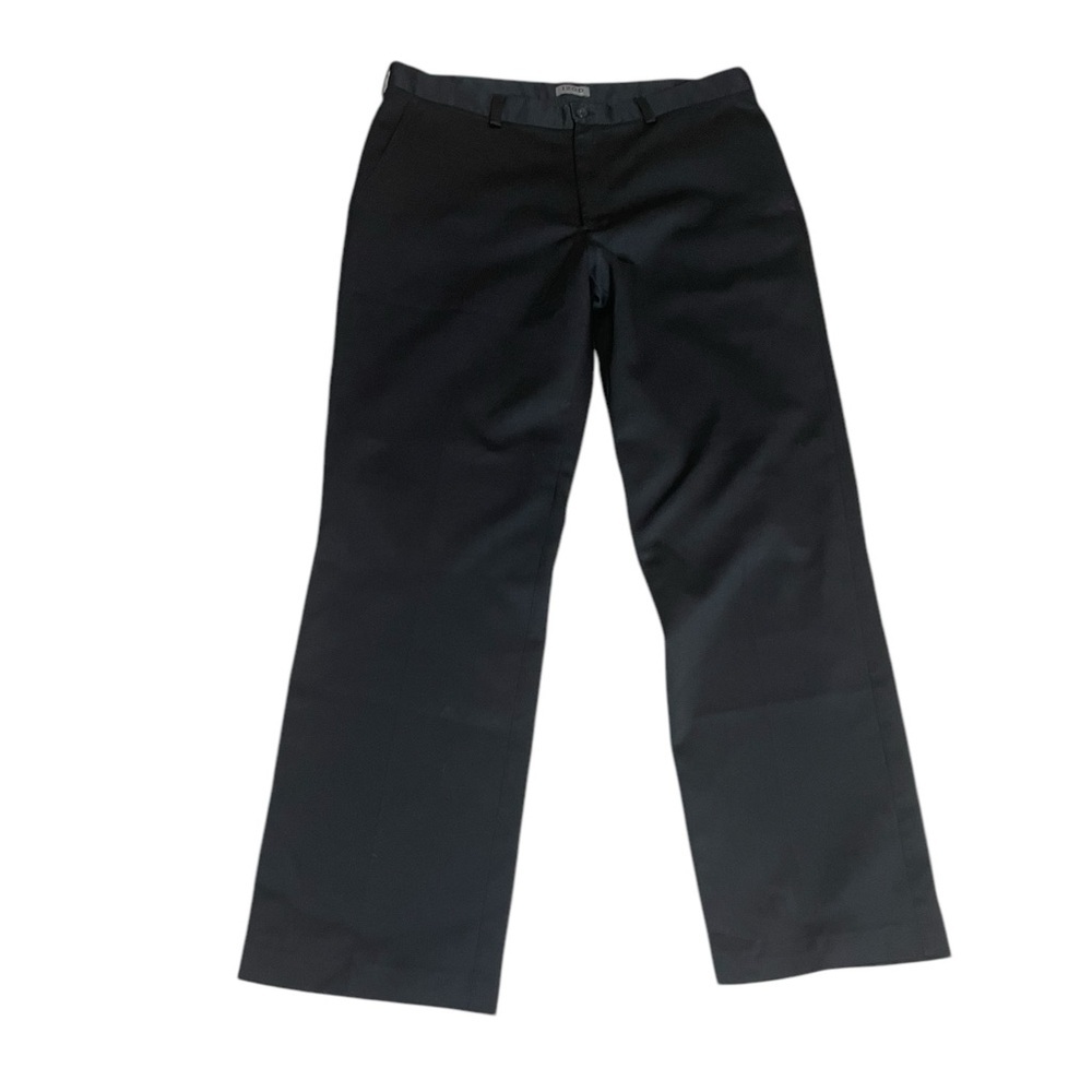 IZOD XFG Golf Pants 38x34 (33) Flat Front Black Performance Outdoor Country Club